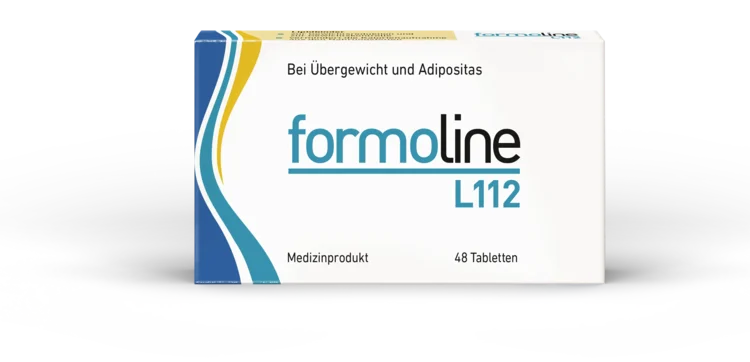 formoline L112 kaufen – medizinisches Abnehmprodukt (48 Tabletten) Packung formoline L112 mit 48 Tabletten – Medizinprodukt zur Gewichtsreduktion